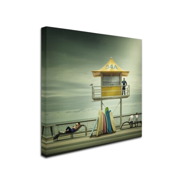 Adrian Donoghue 'The Life Guard' Canvas Art,24x24